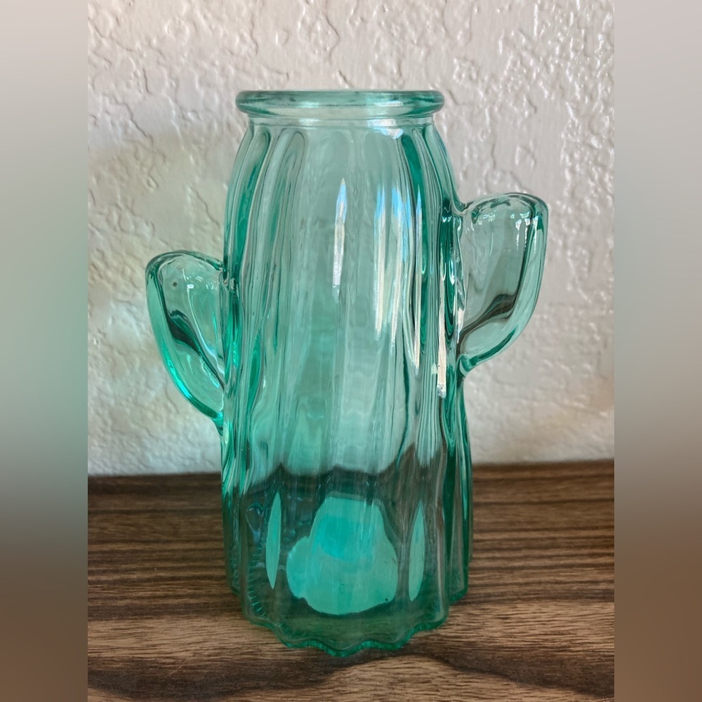 Target Bullseye 2023 Cactus 🌵 Green Glass Planter Vase Bundle Brand New - Picture 10 of 14